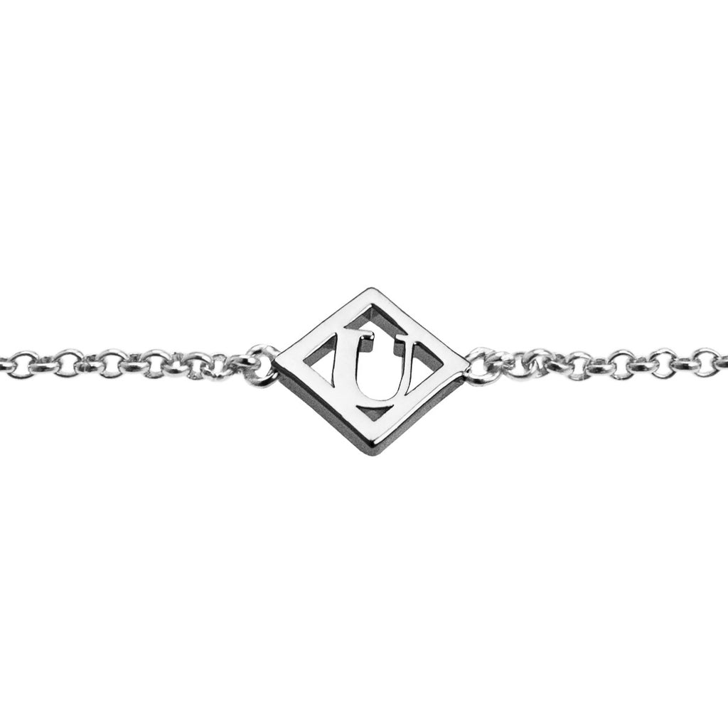 Geometrical Letter Bracelet U - Charlotte Bonde Sthlm