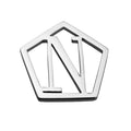 Geometrical Letter Pendant N - Charlotte Bonde Sthlm