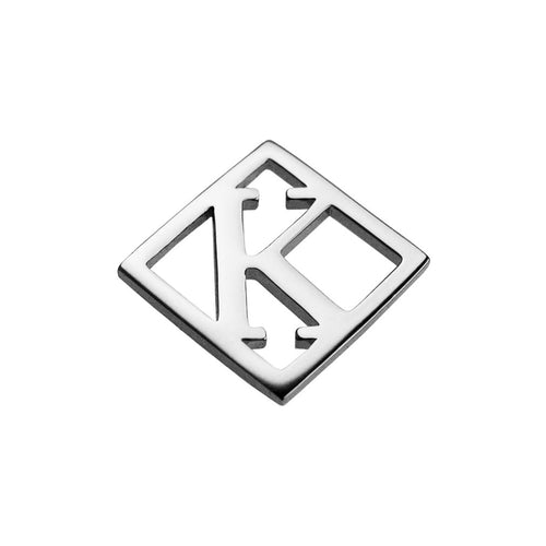 Geometrical Letter Pendant K - Charlotte Bonde Sthlm