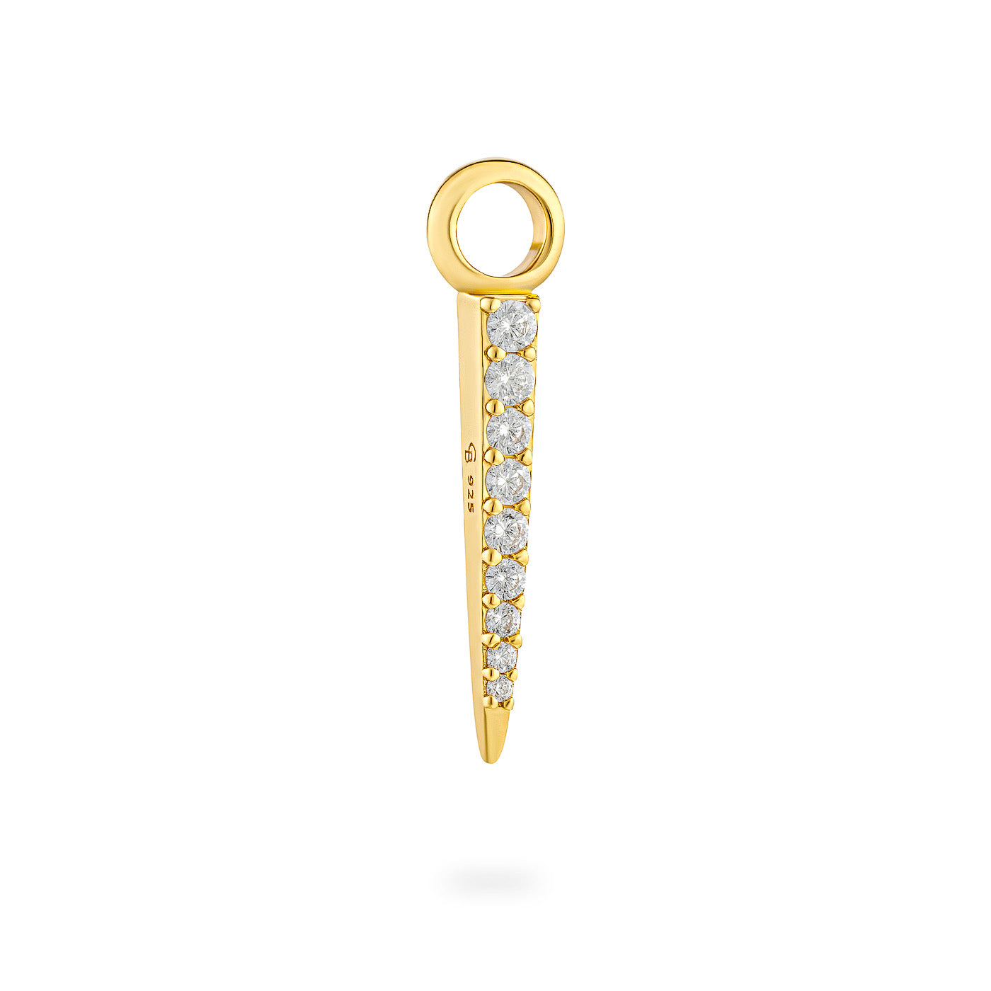 Signature Petite Spike Pendant Rock Crystal - Charlotte Bonde Sthlm