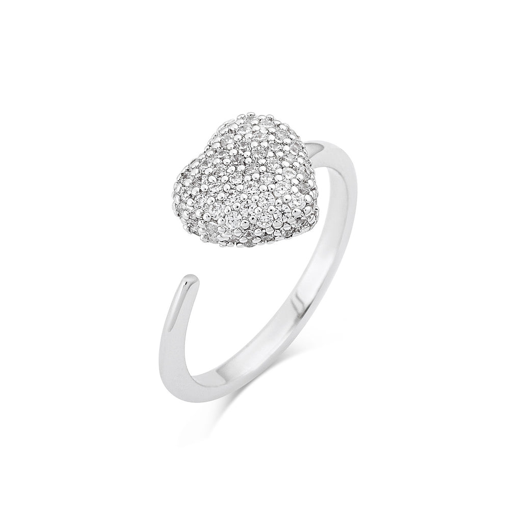 Timeless Eternal Love Ring Rock Crystal Silver - Charlotte Bonde Sthlm