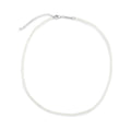 Signature Petite White Pearl Necklace Silver - Charlotte Bonde Sthlm