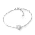 Timeless Eternal Love Bracelet Rock Crystal Silver - Charlotte Bonde Sthlm