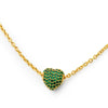 Timeless Eternal Love Necklace Green Spinel