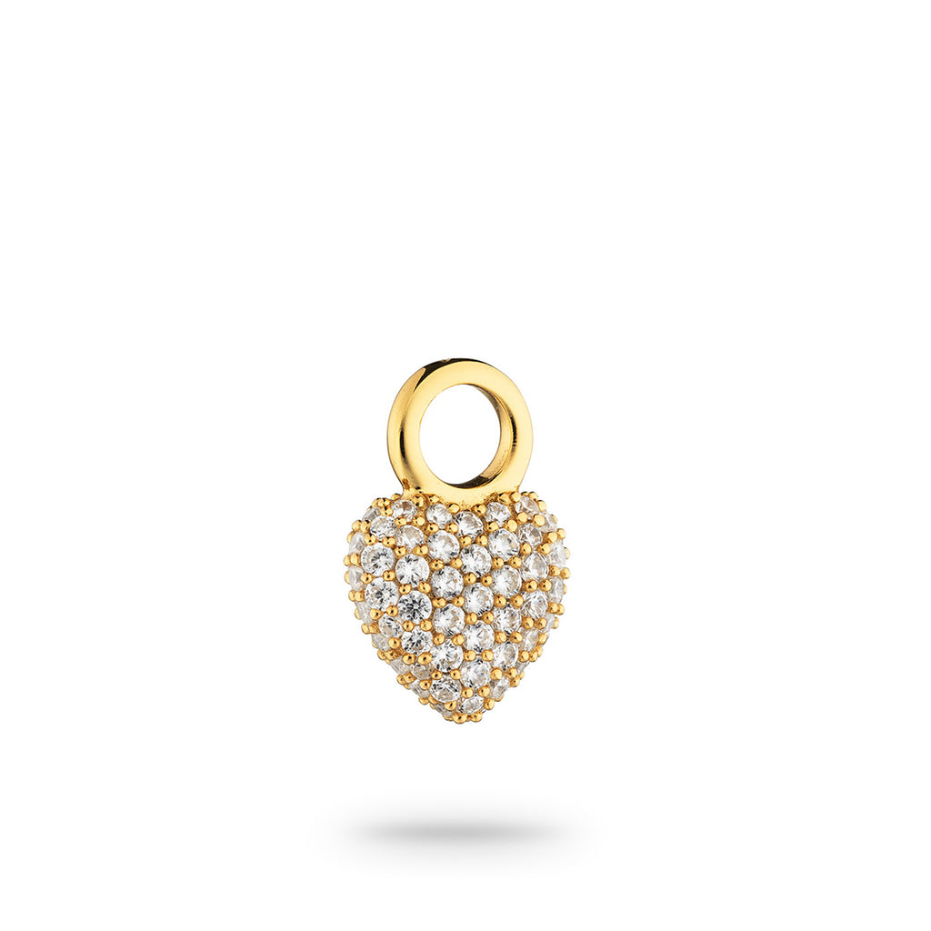 Signature Eternal Heart Mini Pendant Rock Crystal - Charlotte Bonde Sthlm