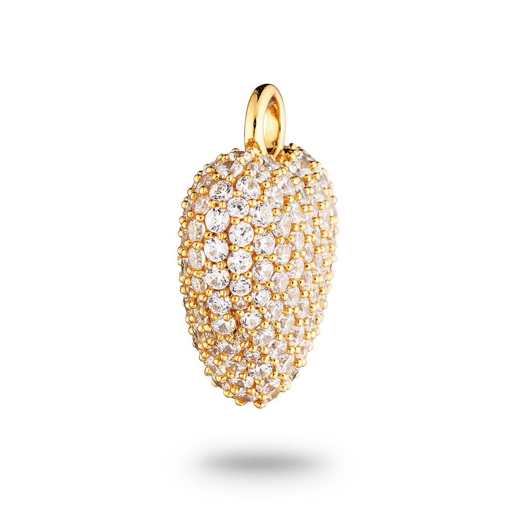 Signature Eternal Heart Pendant Rock Crystal - Charlotte Bonde Sthlm