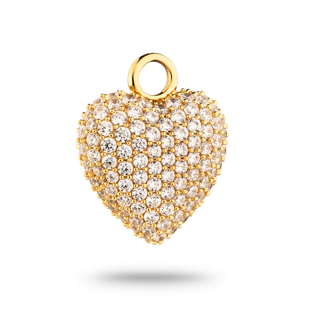 Signature Eternal Heart Pendant Rock Crystal - Charlotte Bonde Sthlm