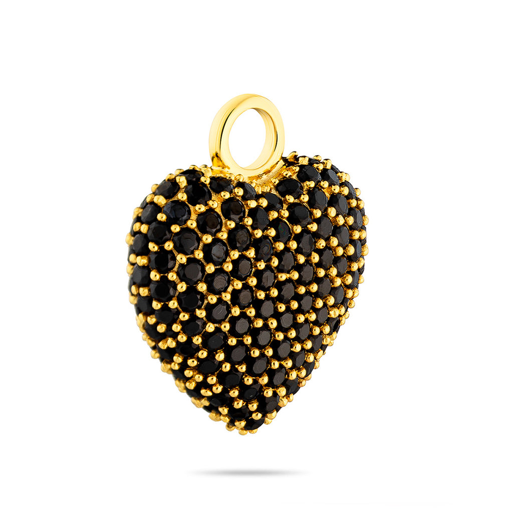 Signature Eternal Heart Pendant Black Spinel - Charlotte Bonde Sthlm
