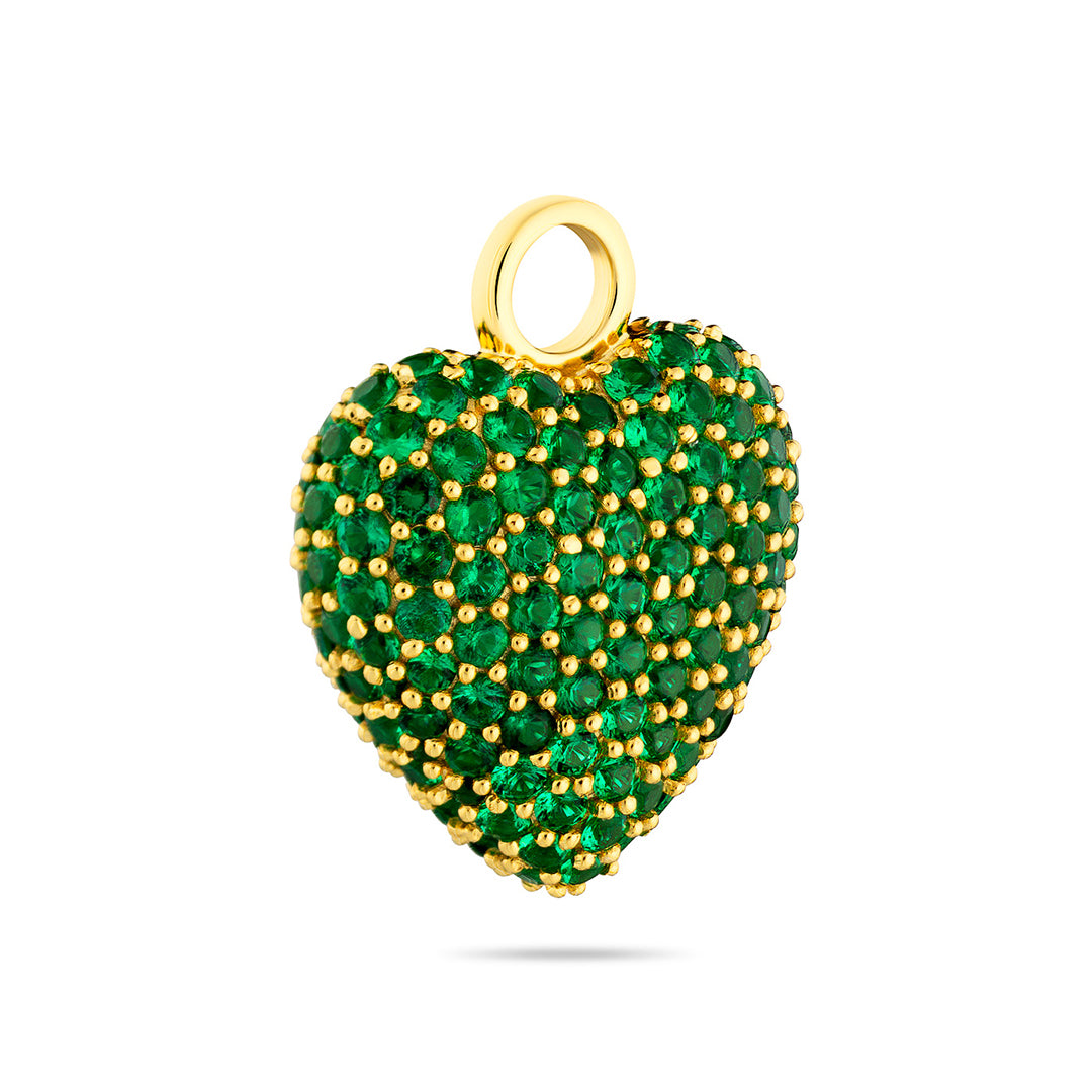 Signature Eternal Heart Pendant Green Spinel - Charlotte Bonde Sthlm