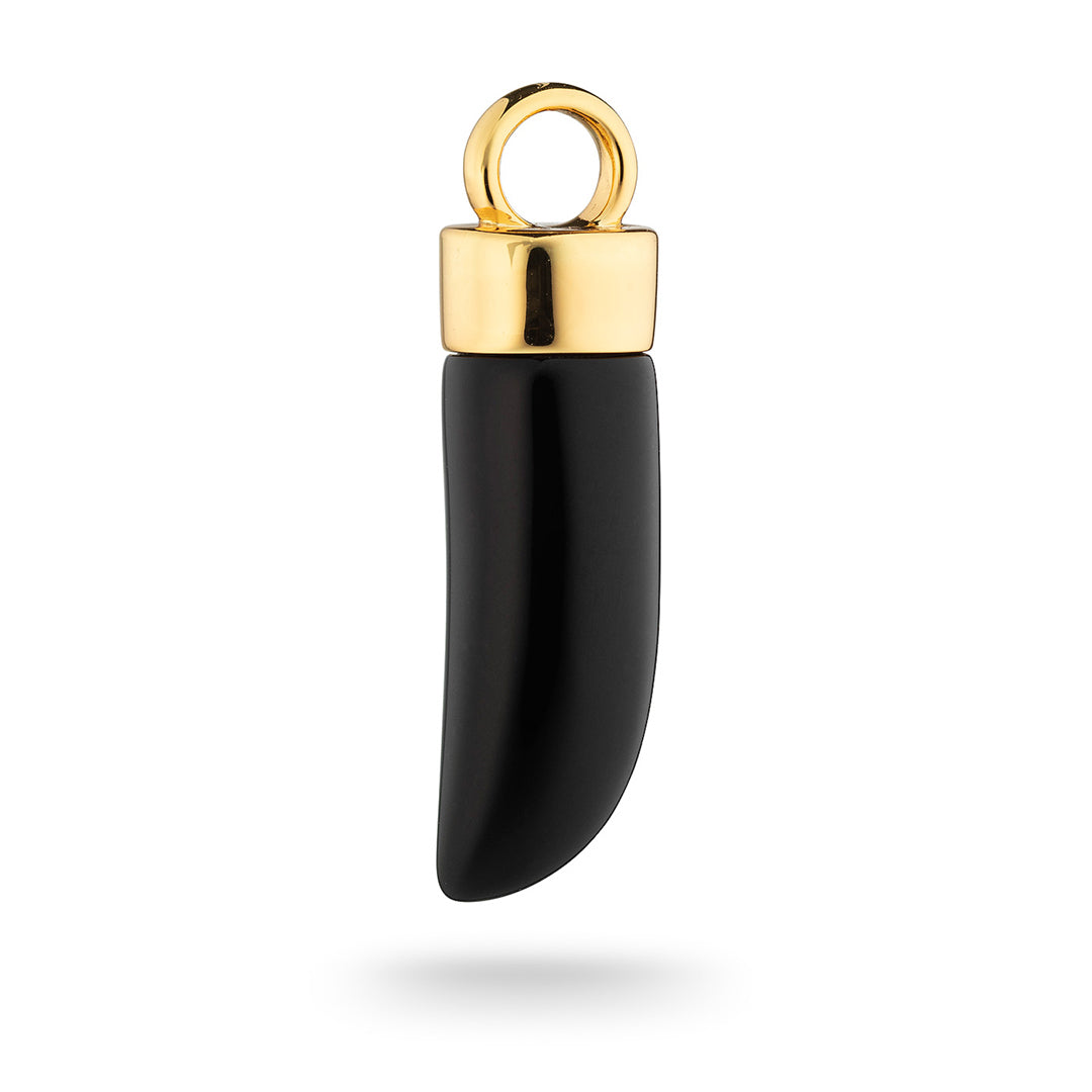 Signature Boho Horn Pendant Black - Charlotte Bonde Sthlm