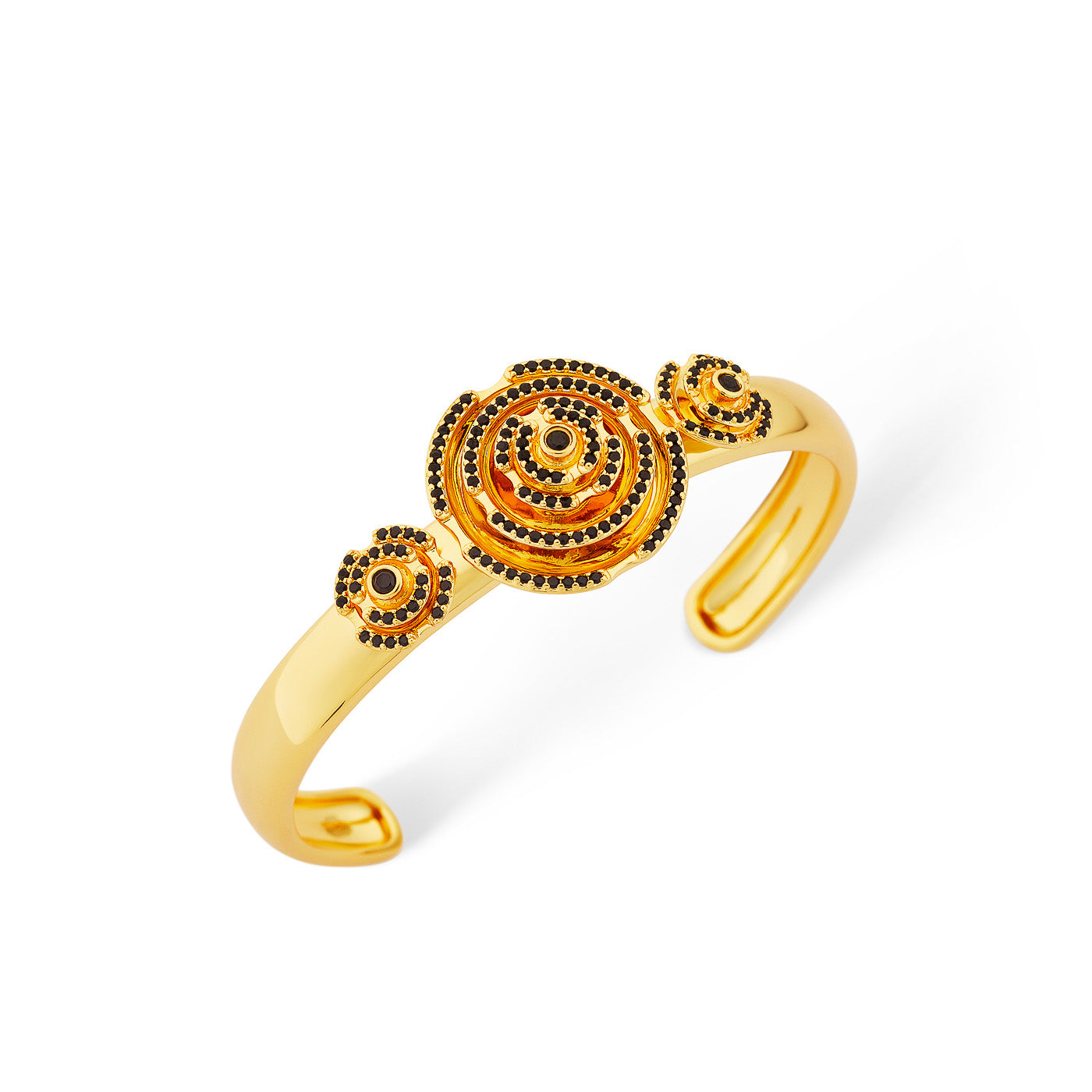 Labyrinth Vanity Bracelet Black Spinel