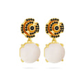 Labyrinth Just Perfect Earrings Black Spinel - Charlotte Bonde Sthlm