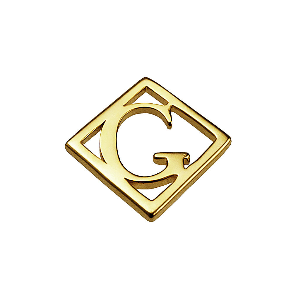 Geometrical Letter Pendant G - Charlotte Bonde Sthlm