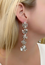 Hedvig Deco Vanity Earrings Silver