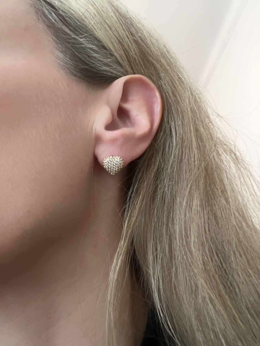 Timeless Eternal Love Studs Rock Crystal - Charlotte Bonde Sthlm