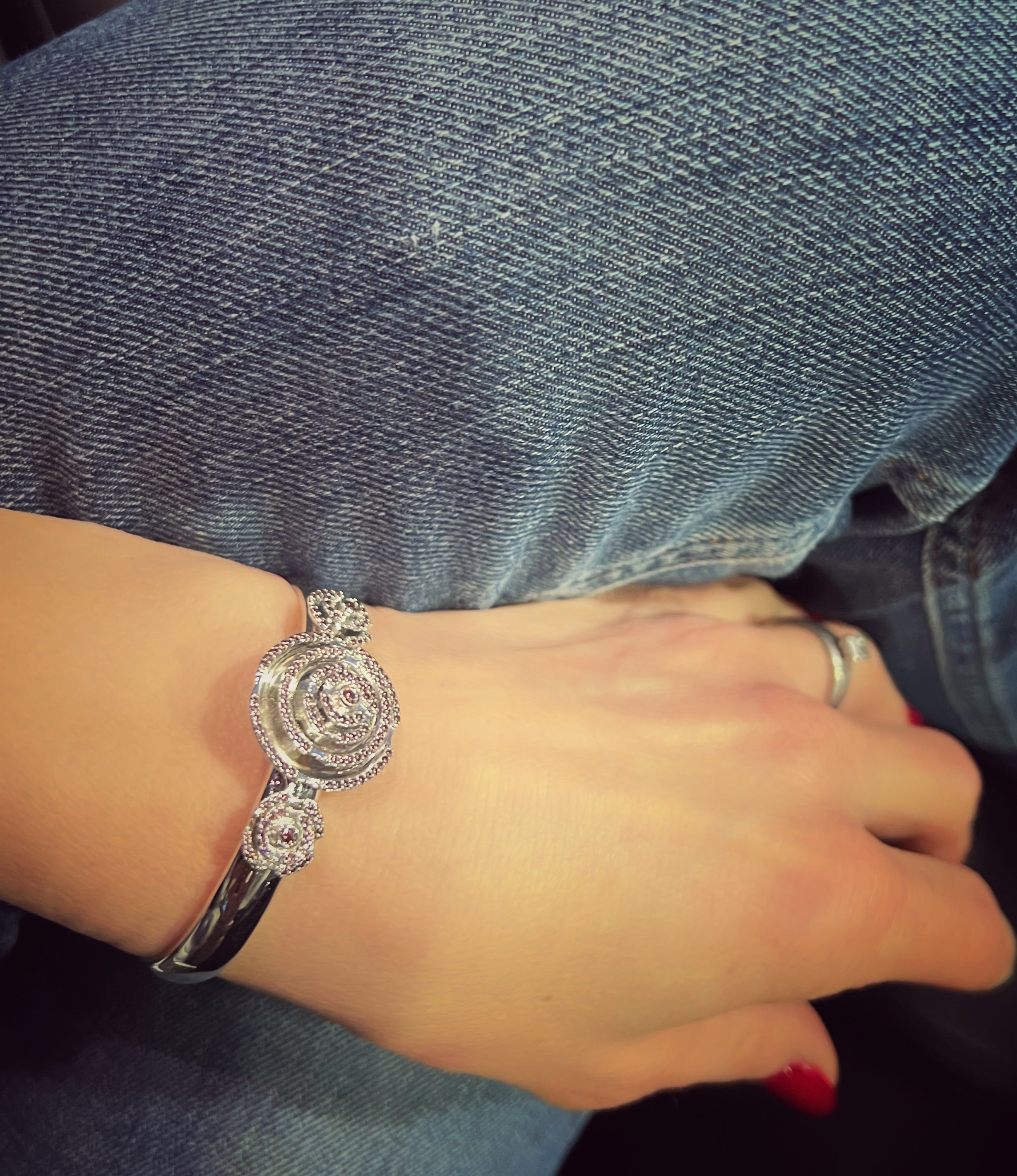 Labyrinth Vanity Bracelet Smoky Quartz - Charlotte Bonde Sthlm