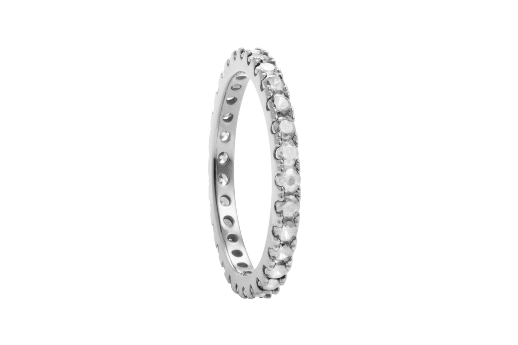 Irma Eternity Ring Rock Crystal - Charlotte Bonde