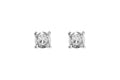 Irma Solitaire Studs Rock Crystal - Charlotte Bonde