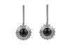 Louise Star Petite Earrings Black Pearl - Charlotte Bonde Sthlm