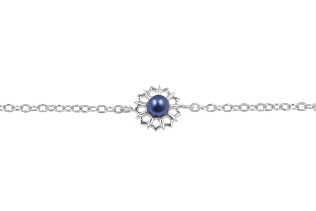 Louise Star Petite Bracelet Blue Pearl - Charlotte Bonde Sthlm