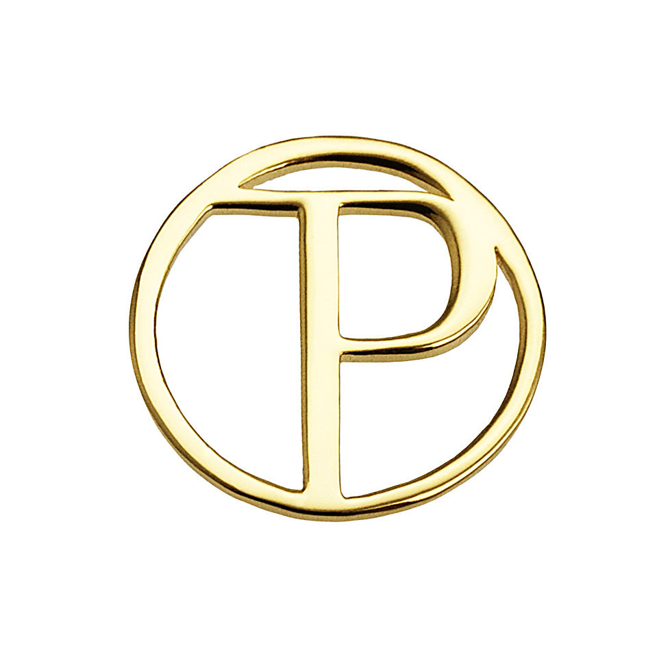Geometrical Letter Pendant P - Charlotte Bonde Sthlm