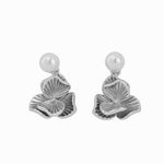 Ever After Poppy Petite Pearl Studs Silver