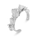 Ever After Poppy Pearl Bangle Silver - Charlotte Bonde Sthlm