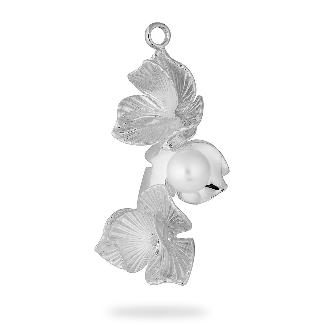 Ever After Poppy Pearl Pendant Silver - Charlotte Bonde Sthlm