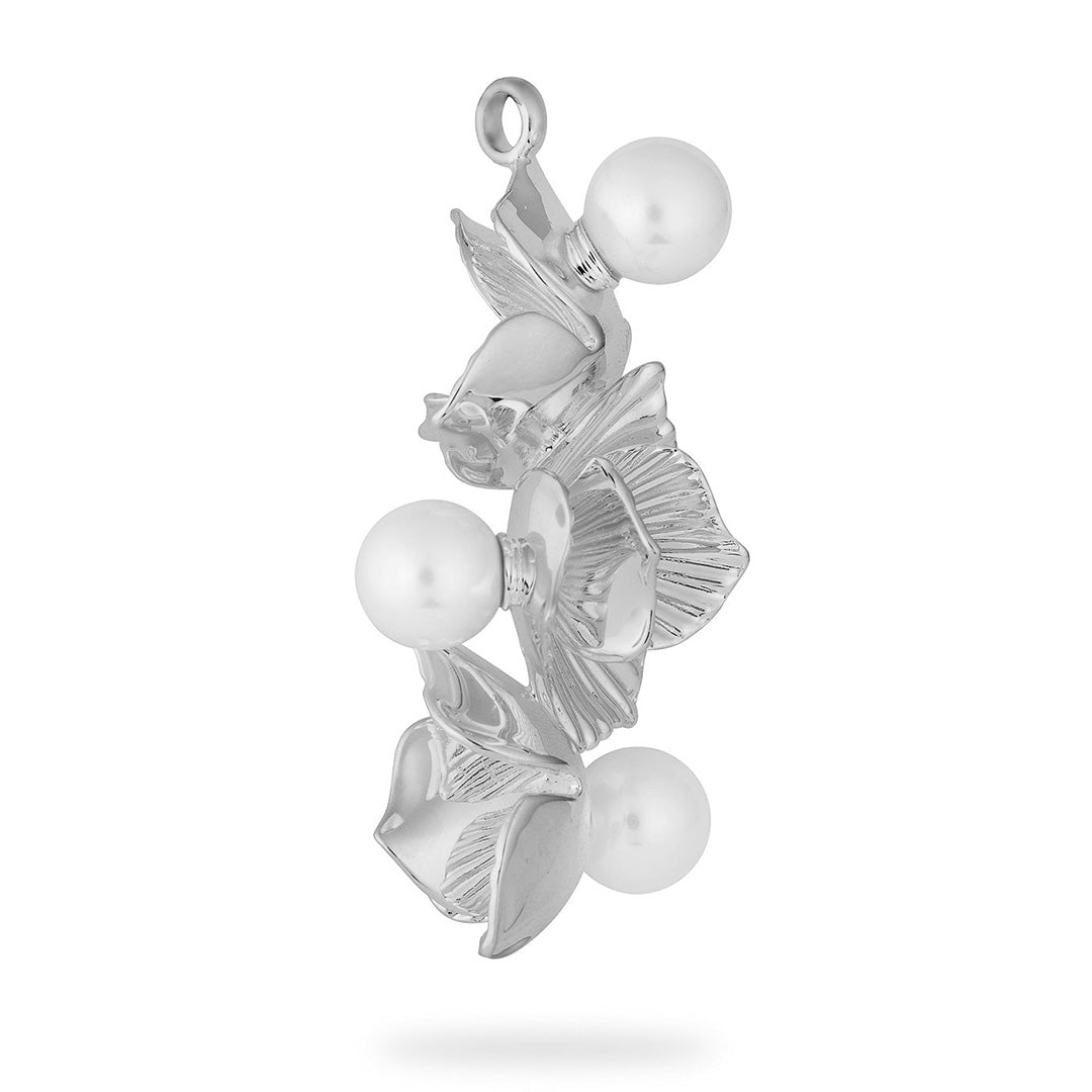 Ever After Poppy Pearl Pendant Silver - Charlotte Bonde Sthlm