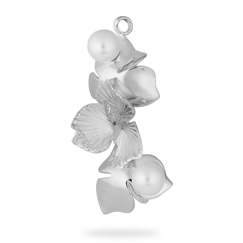 Ever After Poppy Pearl Pendant Silver - Charlotte Bonde Sthlm