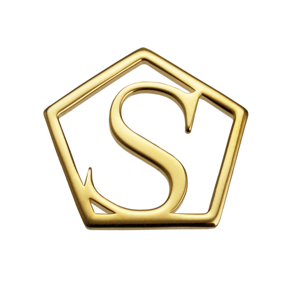 Geometrical Letter Pendant S - Charlotte Bonde Sthlm