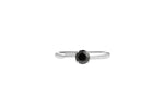 Irma Solitaire Ring Black Spinel