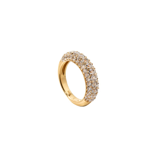 Timeless Chunky Ring Rock Crystal - Charlotte Bonde Sthlm