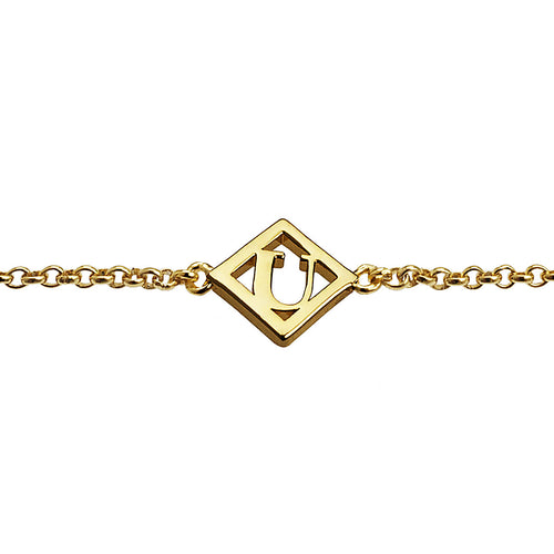 Geometrical Letter Bracelet U - Charlotte Bonde Sthlm