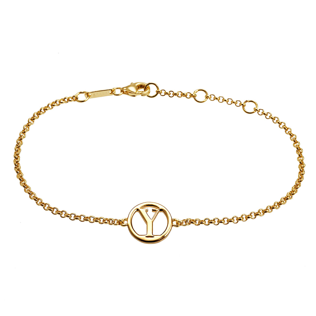 Geometrical Letter Bracelet Y - Charlotte Bonde Sthlm