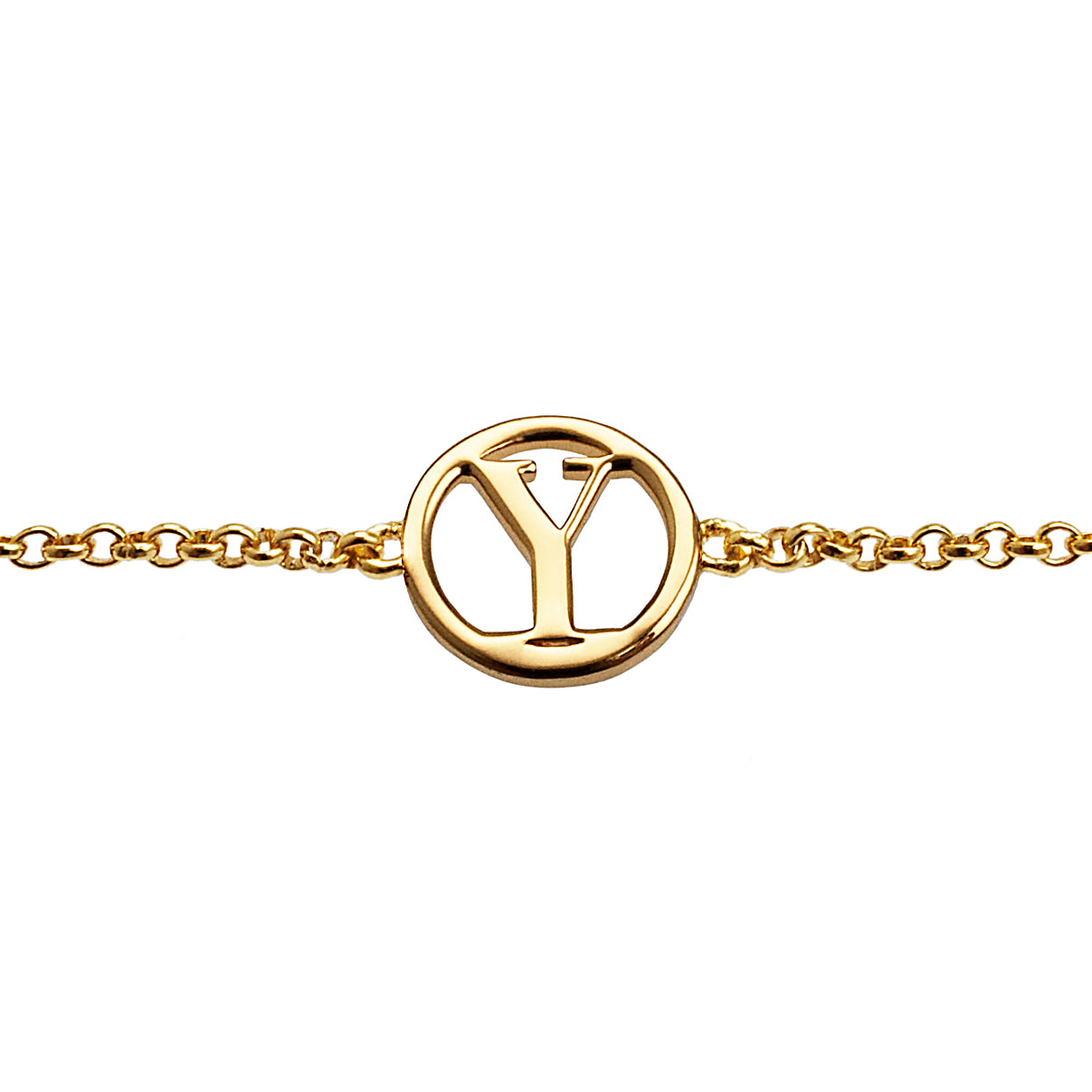 Geometrical Letter Bracelet Y - Charlotte Bonde Sthlm