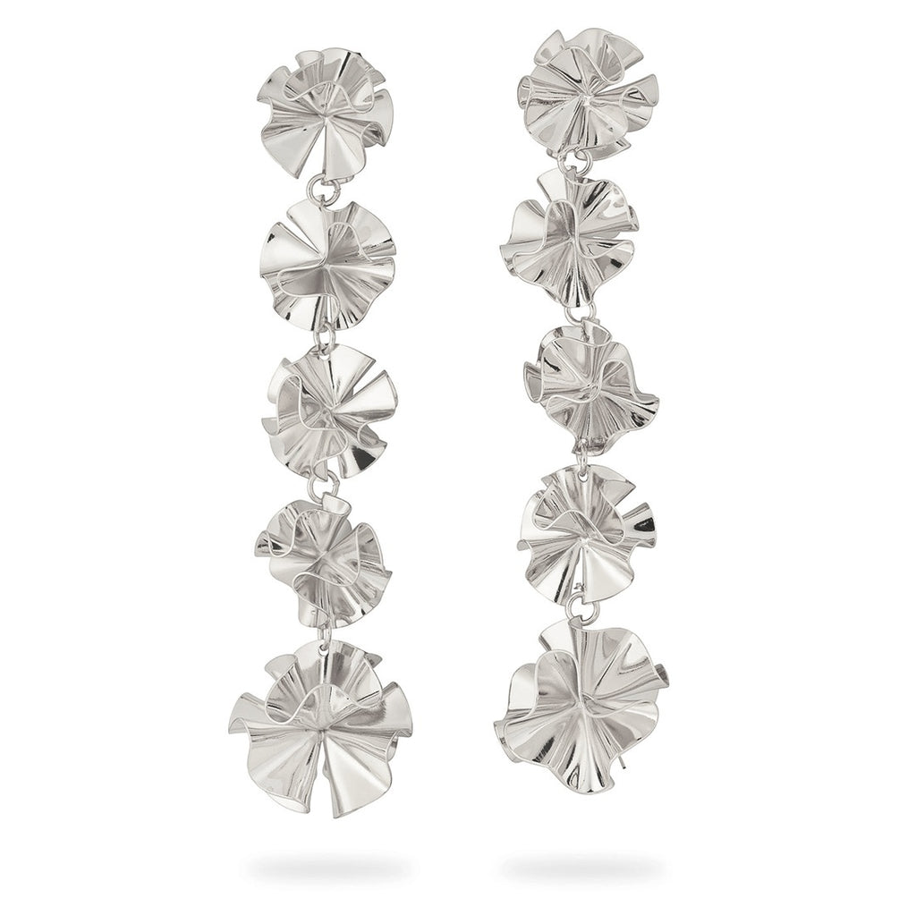 Hedvig Deco Vanity Earrings Silver - Charlotte Bonde Sthlm