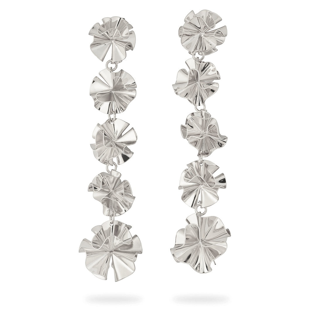 Hedvig Deco Vanity Earrings Silver - Charlotte Bonde Sthlm